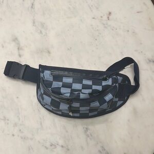 ART Class Stylish Checkered Blue kids fanny pack
